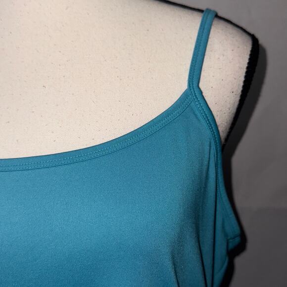 Fashion Bug Blue Adjustable Strap Tank Top - Size Large - Picture 4 of 8